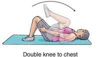 double knee to chest