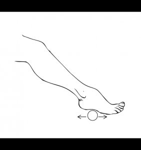Ice Massage Arch Roll Exercise in Charlotte