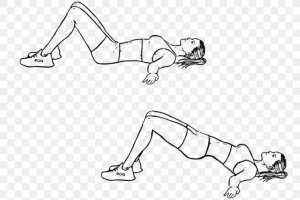 Hip Bridges Exercise in Charlotte